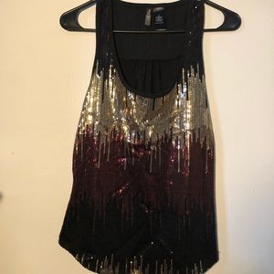 Tank with Sequins